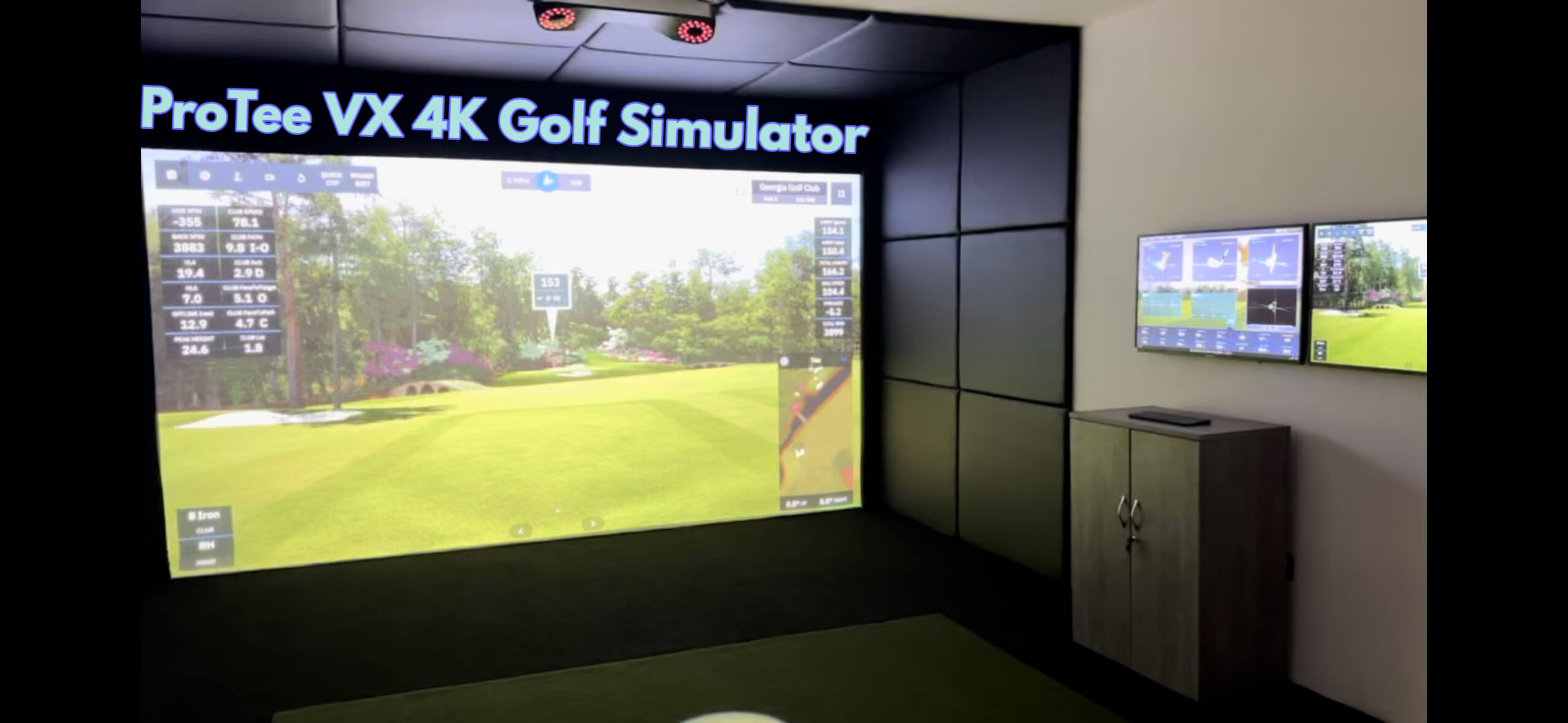 protee 4k golf simulator